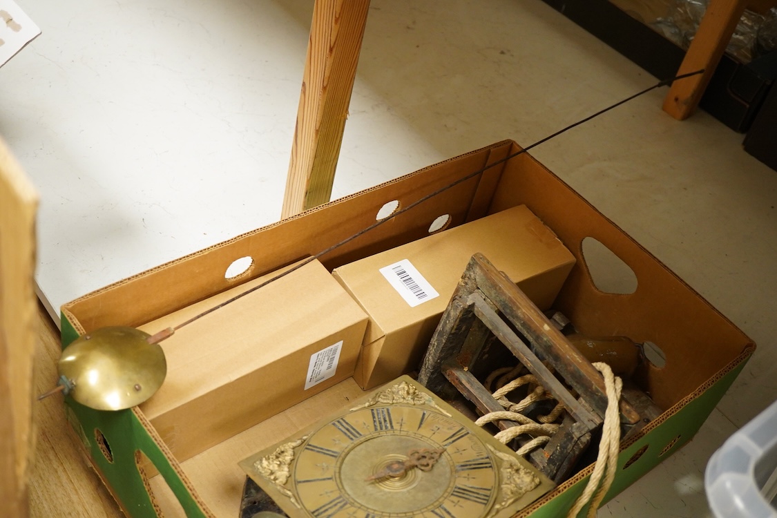 A mid 18th century 30-hour wall clock